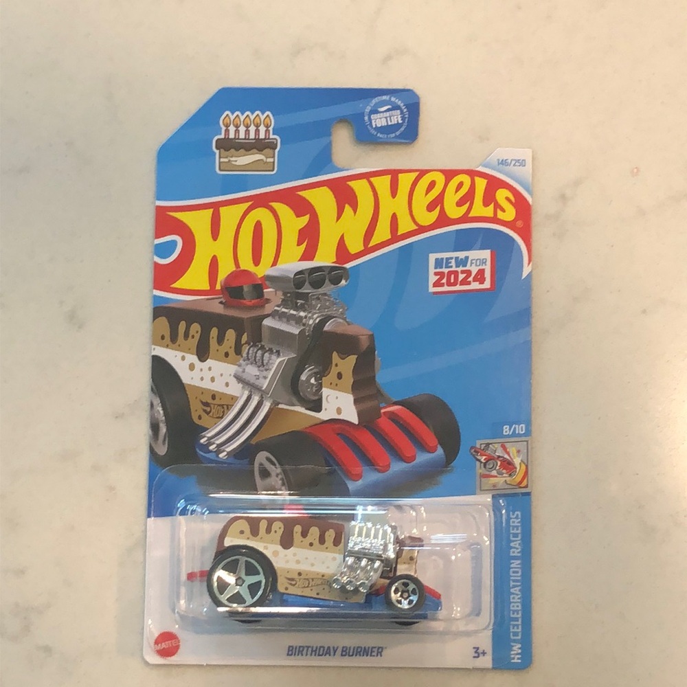 Mattel Hot Wheels Brown and Red Toy Car